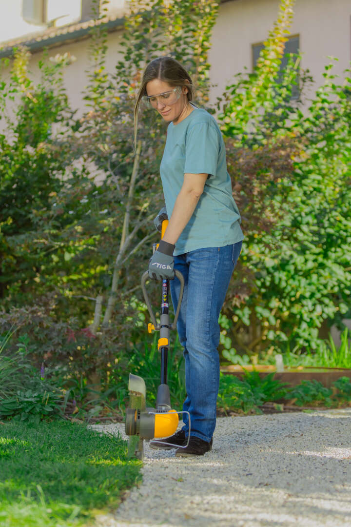 STIGA Akku-Motorsense - Rasentrimmer GT 300e Kit